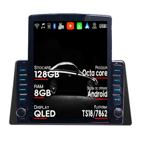 ZR-V 2022+ - Navigatie dedicata Honda ZR-V 2022 Tesla Style, ANDROID 13, 9.7 inch , 8+128GB, Internet, Aplicatii, Waze, GPS