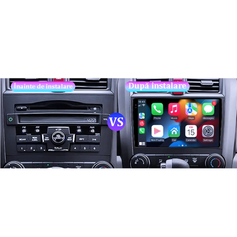 Navigatie dedicata Honda CRV 2006-2011, 4GB RAM 64GB ROM, Procesor Qualcomm Octacore, Android 14, Rezolutie 2K, Display QLED 9", DSP, Carplay&Android Auto, SIM 4G [6]