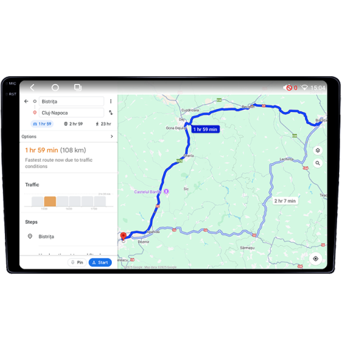Navigatie dedicata Honda CRV II 2001-2006, 4GB RAM 32GB ROM, Octacore, Android 14, Display QLED 1K 9", DSP, Carplay&Android Auto, SIM 4G, Bluetooth, Ventilator Activ [6]