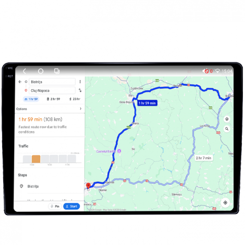 Navigatie dedicata Honda CRV II 2001-2006, 4GB RAM 64GB ROM, Octacore, Android 14, Display QLED 1K 9", Carplay&Android Auto, SIM 4G, Ventilator Activ - Copie [4]