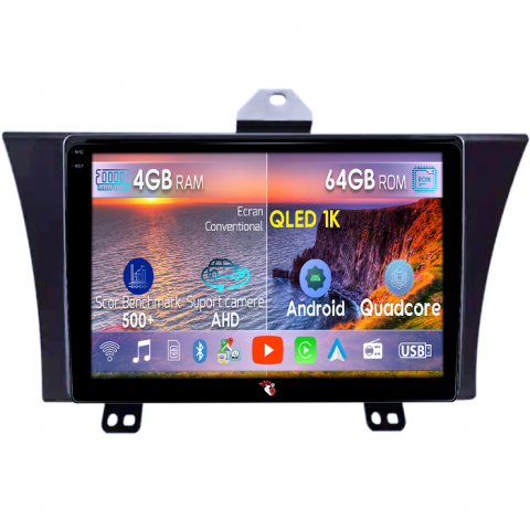 Honda - Navigatie dedicata Honda Elysion 2012-2015, 4GB RAM 64GB ROM, Octacore, Android 14, Display QLED 1K 9", Carplay&Android Auto, SIM 4G, Ventilator Activ