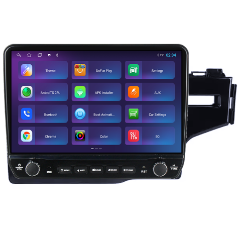 Navigatie dedicata Honda Fit 2014 Tesla cu butoane rotative model 2024, 4GB RAM 64GB ROM, Procesor Quadcore, Android 14, Display QLED 10", DSP, Carplay&Android Auto [4]