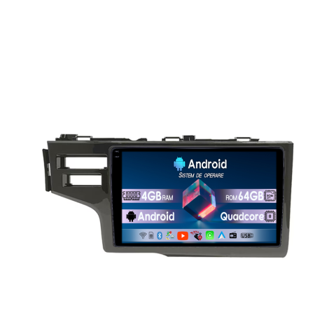 Jazz Fit 2014-2020 - Navigatie dedicata Honda Fit Jazz 2014-2020, 4GB RAM 64GB ROM, Quadcore, Android 14, Display QLED  9", DSP, Carplay&Android Auto, Suport camere AHD