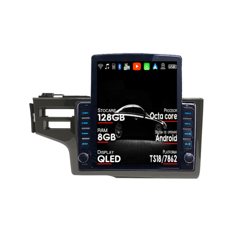 Jazz Fit 2014-2020 - Navigatie dedicata Honda Fit Jazz 2014-2020 Tesla Style, ANDROID 13, 9.7 inch , 8+128GB, Internet, Aplicatii, Waze, GPS