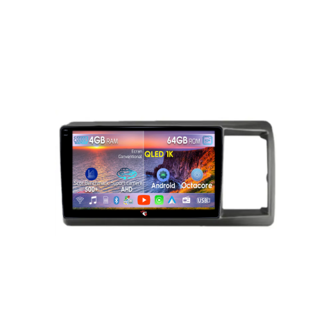 Crossroad 2007-2010 - Navigatie dedicata Honda Crossroad 2007-2010, 4GB RAM 64GB ROM, Octacore, Android 14, Display QLED 9", DSP, Carplay&Android Auto, SIM 4G, Ventilator Activ