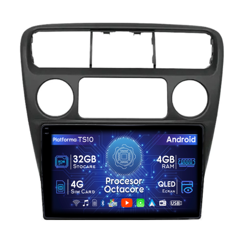 Accord 6 1998-2003 - Navigatie dedicata Honda Accord VI 1998-2003, 4GB RAM 32GB ROM, Octacore, Android 14, Display QLED  9", DSP, Carplay&Android Auto, SIM 4G, Bluetooth, Ventilator Activ