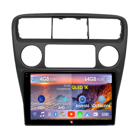 Accord 6 1998-2003 - Navigatie dedicata Honda Accord VI 1998-2003, 4GB RAM 64GB ROM, Octacore, Android 14, Display QLED 9", DSP, Carplay&Android Auto, SIM 4G, Ventilator Activ