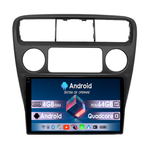 Accord 6 1998-2003 - Navigatie dedicata Honda Accord VI 1998-2003, 4GB RAM 64GB ROM, Quadcore, Android 14, Display QLED  9", DSP, Carplay&Android Auto, Suport camere AHD
