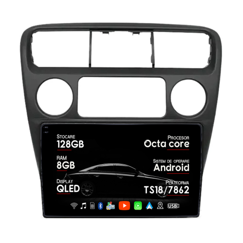 Accord 6 1998-2003 - Navigatie dedicata Honda Accord VI 1998-2003, 8GB RAM 128GB ROM, Octacore, Platforma TS18, Android 14, Display QLED 9", Suporta camera 360", DSP, Carplay&AndroidAuto