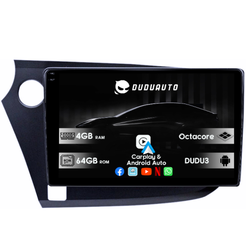 Navigatii Dedicate - Navigatie dedicata Honda Insight 2009-2014, DUDU3, 4GB RAM 64GB ROM, Octacore, Platforma 8581, Android, Display QLED 9", DSP, Carplay&AndroidAuto