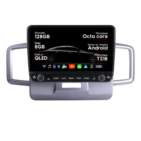 Freed 2008-2016 - Navigatie dedicata Honda Freed 2008-2016 Tesla Cu Butoane Rotative Model 2024, ANDROID 13, 10 inch , 8+128GB, Internet, Aplicatii, Waze, GPS