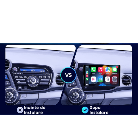 Navigatie dedicata Honda Insight 2009 -2014, 4GB RAM 64GB ROM, Procesor Qualcomm Octacore, Android 14, Rezolutie 2K, Display QLED 9", DSP, Carplay&Android Auto, SIM 4G [6]