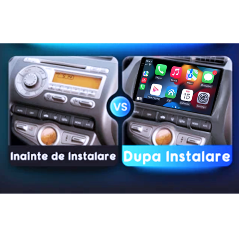 Navigatie dedicata Honda Jazz/City 2006, 4GB RAM 64GB ROM, Procesor Qualcomm Octacore, Android 14, Rezolutie 2K, Display QLED 9", DSP, Carplay&Android Auto, SIM 4G [6]