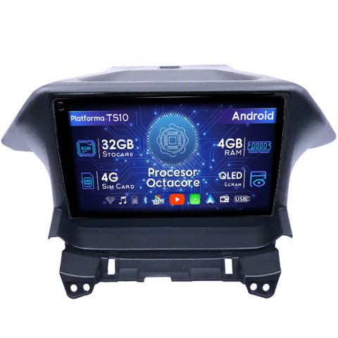 Honda - Navigatie dedicata Honda Odyssey 2009-2014, 4GB RAM 32GB ROM, Octacore, Android 14, Display QLED 1K 10", DSP, Carplay&Android Auto, SIM 4G, Bluetooth, Ventilator Activ