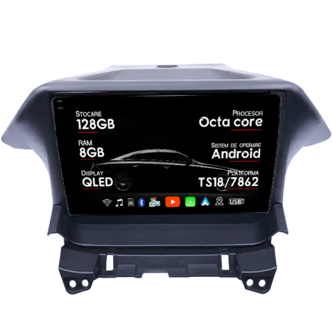 ODYSSEY 2009-2014 - Navigatie dedicata Honda Odyssey 2009-2014, 8GB RAM 128GB ROM, Octacore, Platforma TS18, Android 13, Display QLED 10”, Suporta camera 360º, DSP, Carplay&Android Auto, SIM 4G, Ventilator Activ