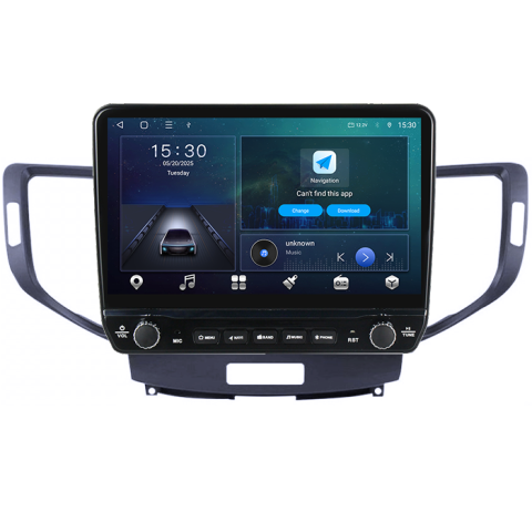 Navigatie dedicata Honda Spirior Tesla cu butoane rotative model 2024, 4GB RAM 64GB ROM, Procesor Quadcore, Android 14, Display QLED 10", DSP, Carplay&Android Auto [5]