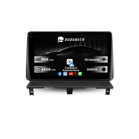 Partner 2006-2010 - Navigatie dedicata Peugeot Partner 2006-2010, DUDU3, 4GB RAM 64GB ROM, Octacore, Platforma 8581, Android, Display QLED 9", DSP, Carplay&AndroidAuto