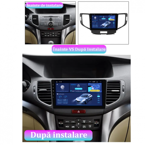 Navigatie dedicata Honda Spirior, 4GB RAM 32GB ROM, Octacore, Android 14, Display QLED 1K 9", DSP, Carplay&Android Auto, SIM 4G, Bluetooth, Ventilator Activ [3]