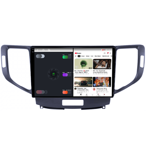 Navigatie dedicata Honda Spirior, 8GB RAM 128GB ROM, Octacore, Platforma TS18, Android 14, Display QLED 9", Suporta camera 360", DSP, Carplay&Android Auto, SIM 4G, Ventilator Activ [5]