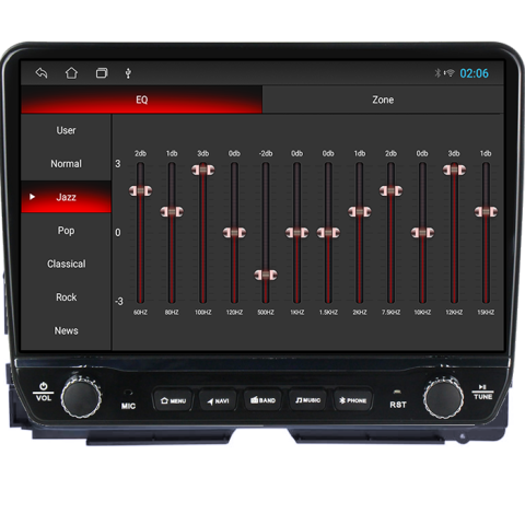 Navigatie dedicata Honda Vezel Tesla cu butoane rotative model 2024, 4GB RAM 64GB ROM, Procesor Quadcore, Android 14, Display QLED 10", DSP, Carplay&Android Auto [1]