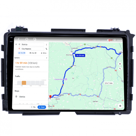 Navigatie dedicata Honda Vezel 2014/HR-V/XR-V,4GB RAM 64GB ROM, Octacore, Android 14, Display QLED 1K 9", Carplay&Android Auto, SIM 4G, Ventilator Activ [4]