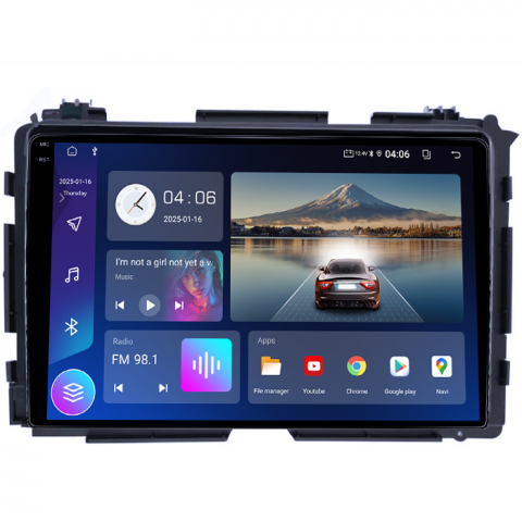 Navigatie dedicata Honda Vezel 2014/HR-V/XR-V, 4GB RAM 64GB ROM, Quadcore, Android 14, Display QLED 1K 9", DSP, Carplay&Android Auto, Suport camere AHD [1]