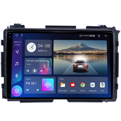 Navigatie dedicata Honda Vezel 2014/HR-V/XR-V, 4GB RAM 64GB ROM, Procesor Qualcomm Octacore, Android 14, Rezolutie 2K, Display QLED 9", DSP, Carplay&Android Auto, SIM 4G [2]