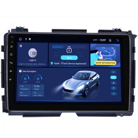 Navigatie dedicata Honda Vezel 2014/HR-V/XR-V, 8GB RAM 128GB ROM, Octacore, Platforma TS18, Android 13, Display QLED 9”, Suporta camera 360º, DSP, Carplay&Android Auto, SIM 4G, Ventilator Activ [1]
