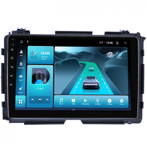 Navigatie dedicata Honda Vezel 2014/HR-V/XR-V, 8GB RAM 128GB ROM, Octacore, Platforma TS18, Android 13, Display QLED 9”, Suporta camera 360º, DSP, Carplay&Android Auto, SIM 4G, Ventilator Activ [2]