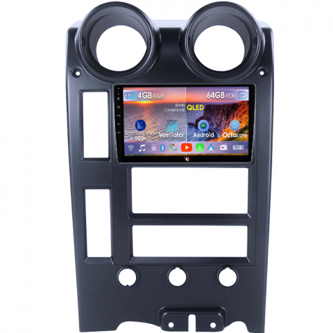 Hummer - Navigatie dedicata Hummer H2 2002-2007, 4GB RAM 64GB ROM, Octacore, Android 14, Display QLED 9", DSP, Carplay&Android Auto, SIM 4G, Ventilator Activ