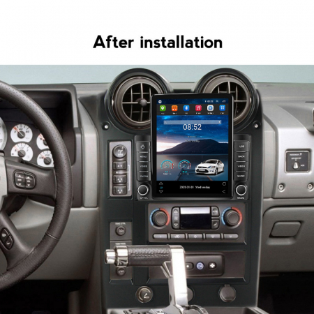 Navigatie dedicata Hummer H2 2002-2007 LHD ,Tesla Style, ANDROID 13,Carplay&Android Auto, 10 inch , 8+128GB, Internet, Aplicatii, Waze, GPS [3]