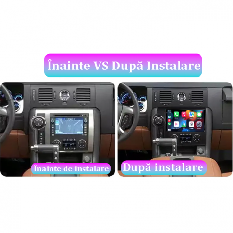 Navigatie dedicata Hummer H2 2007-2009, 4GB RAM 32GB ROM, Octacore, Android 14, Display QLED 9", DSP, Carplay&Android Auto, SIM 4G, Bluetooth, Ventilator Activ [3]