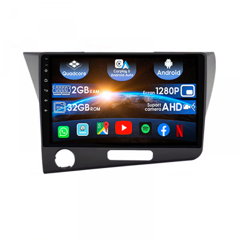 CR-Z - (Resigilata) Navigatie dedicata CR-Z, 2GB RAM 32GB ROM, Quad Core, Display 9" IPS Full HD, Carplay&Android Auto, Android 14, Suport camere AHD