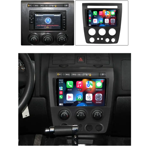Navigatie dedicata Hummer H3 2005-2010, 4GB RAM 64GB ROM, Procesor Qualcomm Octacore, Android 14, Rezolutie 2K, Display QLED 9", DSP, Carplay&Android Auto, SIM 4G [6]
