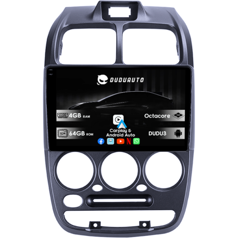 Navigatii Dedicate - Navigatie dedicata Hyundai Accent 1999, DUDU3, 4GB RAM 64GB ROM, Octacore, Platforma 8581, Android, Display QLED 9", DSP, Carplay&AndroidAuto