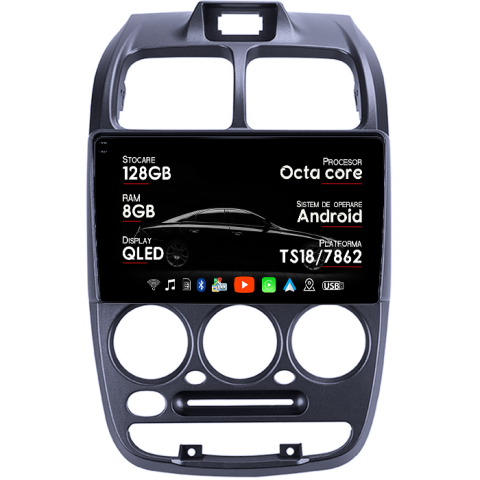 Navigatii Dedicate - Navigatie dedicata Hyundai Accent 1999 , 8GB RAM 128GB ROM, Octacore, Platforma 7862, Android 14, Display QLED 9", Suporta camera 360", DSP, Carplay&Android Auto, SIM 4G, Ventilator Activ