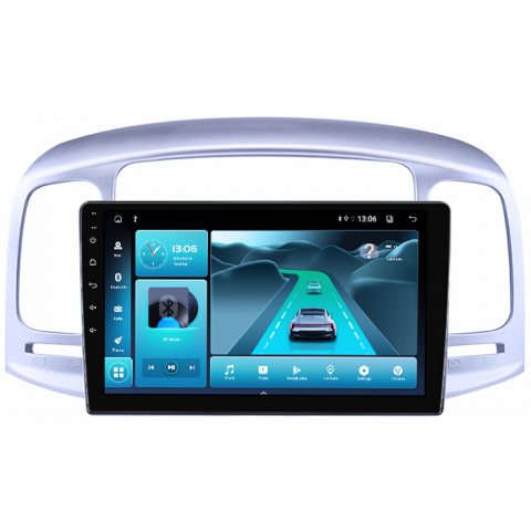 Navigatie dedicata Hyundai Accent 2006-2011, 8GB RAM 128GB ROM, Octacore, Platforma TS18, Android 13, Display QLED 9”, Suporta camera 360º, DSP, Carplay&Android Auto, SIM 4G, Ventilator Activ [2]