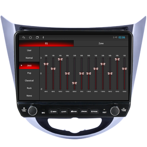 Navigatie dedicata Hyundai Accent 2010-2016 Tesla cu butoane rotative model 2024, 4GB RAM 64GB ROM, Procesor Quadcore, Android 14, Display QLED 10", DSP, Carplay&Android Auto [6]