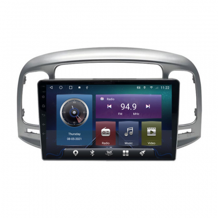 Navigatie dedicata Hyundai Accent 2006-2012, C-Accent, 4GB RAM 64GB ROM, Octacore, Android 13, Display QLED 9", DSP, Carplay, Android Auto, Internet, Youtube, Waze, WIFI, Bluetooth [2]