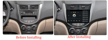 Navigatie dedicata Hyundai Accent 2010-2016, 2GB RAM 32GB ROM, Quad Core, Display 9" IPS Full HD, Carplay&Android Auto, Android 14, Suport camere AHD [3]
