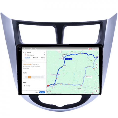 Navigatie dedicata Hyundai Accent 2010-2016, 4GB RAM 64GB ROM, Octacore, Android 14, Display QLED 1K 9", Carplay&Android Auto, SIM 4G, Ventilator Activ [3]