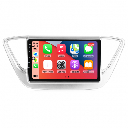 Navigatie dedicata Hyundai Accent 2017-2018, 4GB RAM 32GB ROM, Octacore, Android 14, Display QLED 1K 9", DSP, Carplay&Android Auto, SIM 4G, Bluetooth, Ventilator Activ [3]