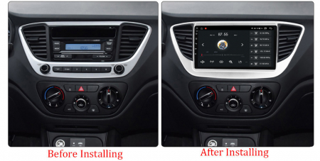 Navigatie dedicata Hyundai Accent 2017-2018, 4GB RAM 32GB ROM, Octacore, Android 14, Display QLED 1K 9", DSP, Carplay&Android Auto, SIM 4G, Bluetooth, Ventilator Activ [5]