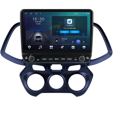 Navigatie dedicata Hyundai Atos 2018+ Tesla cu butoane rotative model 2024, 4GB RAM 64GB ROM, Procesor Quadcore, Android 14, Display QLED 10", DSP, Carplay&Android Auto [4]