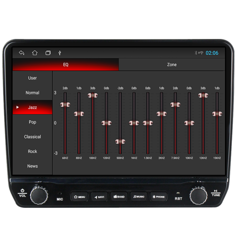 Navigatie dedicata Hyundai AZERA 2006-2010 Tesla cu butoane rotative model 2024, 4GB RAM 64GB ROM, Procesor Quadcore, Android 14, Display QLED 10", DSP, Carplay&Android Auto [2]