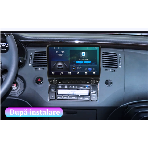 Navigatie dedicata Hyundai AZERA 2006-2010 Tesla cu butoane rotative model 2024, 4GB RAM 64GB ROM, Procesor Quadcore, Android 14, Display QLED 10", DSP, Carplay&Android Auto [1]