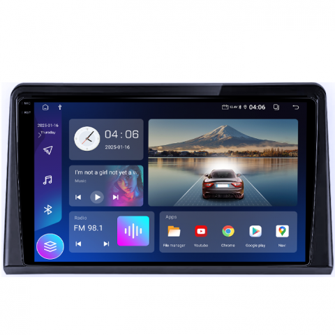Navigatie dedicata Hyundai Coupe 2004, 4GB RAM 64GB ROM, Quad Core, Display 9" QLED 1K, Carplay, Android 14, Bluetooth, Magazin Play, Suport Camere AHD [1]