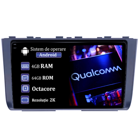 Creta 2 IX25 2021 - Navigatie dedicata Hyundai Creta 2 IX25 2021, 4GB RAM 64GB ROM, Procesor Qualcomm Octacore, Android 14, Rezolutie 2K, Display QLED 9", DSP, Carplay&Android Auto, SIM 4G
