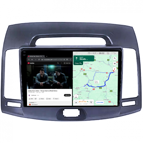 Navigatie dedicata Hyundai Elantra 2006-2011, 4GB RAM 64GB ROM, Quad Core, Display 9" QLED 1K, Carplay, Android 14, Bluetooth, Magazin Play, Suport Camere AHD [5]