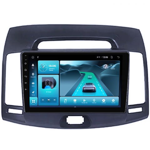 Navigatie dedicata Hyundai Elantra 2006-2011, 8GB RAM 128GB ROM, Octacore, Platforma TS18, Android 13, Display QLED 9”, Suporta camera 360º, DSP, Carplay&Android Auto, SIM 4G, Ventilator Activ [2]